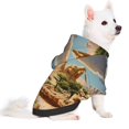 thumbnail image 5 of KLL Surreal Desert Eye Landscape for Basic Dog Hoodie - Pet Hoodie Sweater with Leash Hole - Cute Dog Sweatshirt - Pet Clothes Hooded Sweatshirt for Dog & Cat -Large, 5 of 8