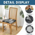 thumbnail image 2 of Chair Covers Seat Covers for Dining Room Chair Seat Covers 6PCS Removable Washable Upholstered Chair Seat Cushion Slipcovers Chair Protector with Elastic Bottom for Dining Room,Office, 2 of 6