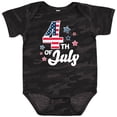 thumbnail image 3 of Inktastic 4th of July with Striped Stars Boys or Girls Baby Bodysuit, 3 of 5