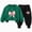 H234-Dark Green, variant on TOWED22 Toddler Baby Girl Boy Fall Winter Outfits Print Crewneck Sweatshirt Casual Pants 2pcs Clothes Set Casual Clothing(Dark Green,6-7 Y)