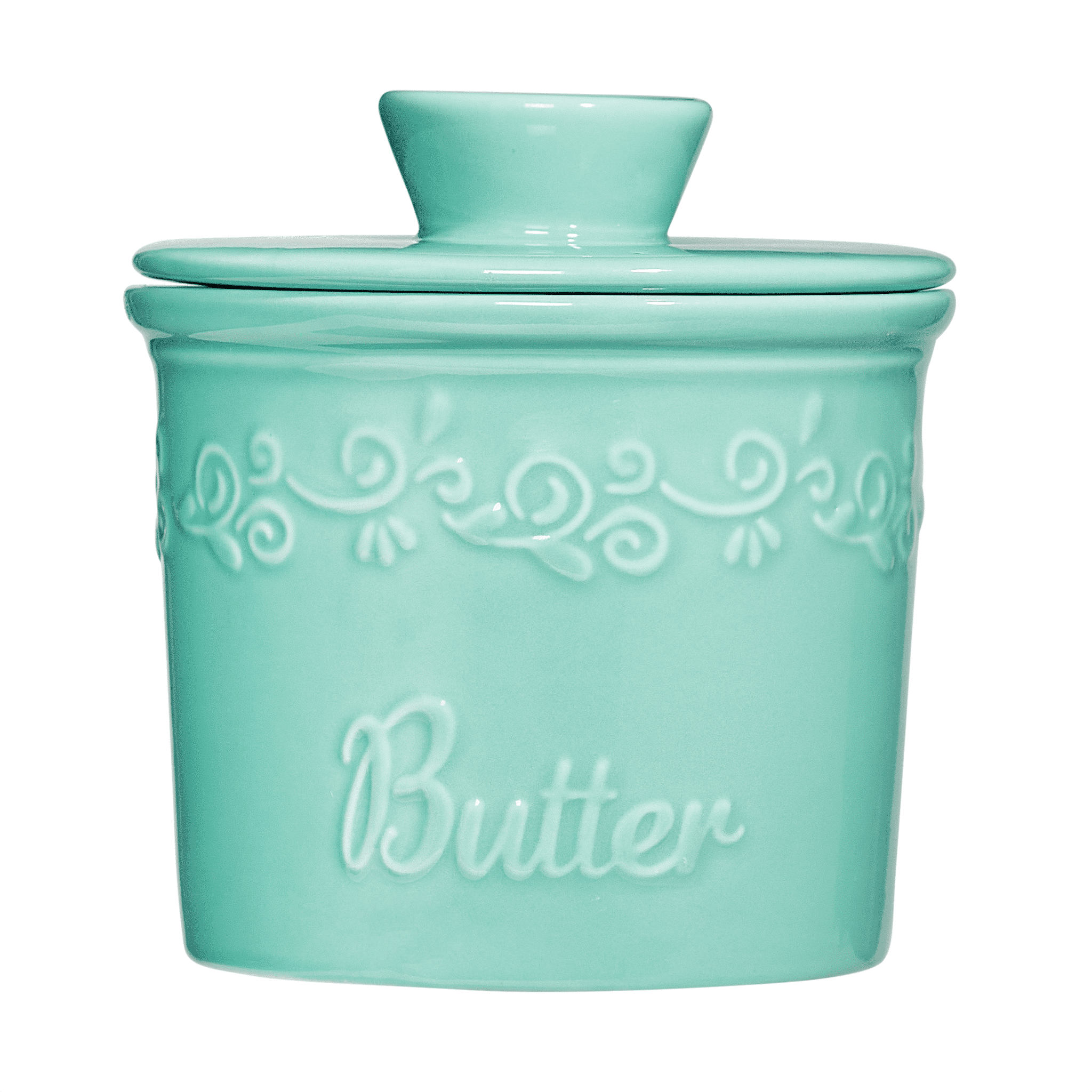 FORHOME Butter Dish With Lid, Glass Butter Crock With