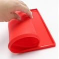 thumbnail image 3 of pitrice 26x31cm Non-Stick Silicone Baking Mat Pad Swiss Roll Baking Sheet for Cake Red, 3 of 9