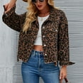 thumbnail image 1 of DPTALR Manteau en Denim à Manches Longues avec Poche et Franges pour Femmes, 1 of 7