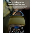 thumbnail image 2 of Travel Foldable Kettle, Collapsible Kettle Silicone Tea Kettle Portable for Outdoor Camping Travel, 1L, 2 of 8