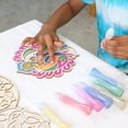thumbnail image 2 of Kulture Khazana: Make Your Own Wooden Rangoli - 2-In-1  Sand & Paint Art Kit - Creative Diwali Activity, Mess-Free Drop Cloths, Kids DIY Sensory Craft, 2 of 9