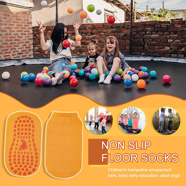 Calcetines tobilleros antideslizantes para padres e hijos, color sólido, cómodos para niños y adultos