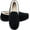 Black, variant on Moccasins for Men House Slippers Indoor Outdoor Plush Mens Bedroom Shoes with Hard Sole