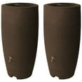 thumbnail image 1 of Algreen Athena Baril de Collecte d'Eau de Pluie 80 gal, Brun (Lot de 2), 1 of 9