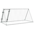 thumbnail image 5 of vidaXL Chicken Cage Silver 200x105x91 cm Galvanised Steel, 5 of 5