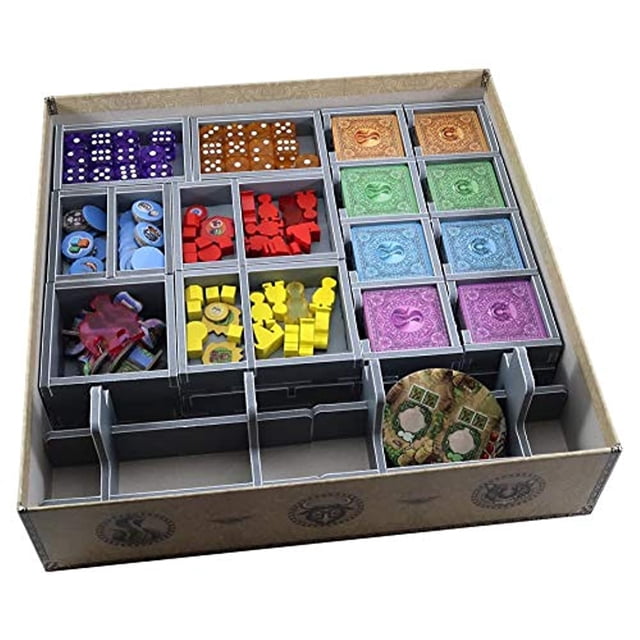 Card Game Folded Space Rajas of The Ganges and Expansions Board Game Box Inserts…