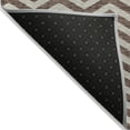 thumbnail image 3 of Addison Rugs Chantille Indoor/Outdoor Transitional Chevron Brown Washable Rectangle Rug, 8' x 10', 3 of 6