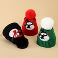 thumbnail image 3 of Chenyin Baby Infant Boys Girls Christmas Knit Hat Winter Beanie Cap Warm Hairball Woolen Hat for 1-4 Years Old, 3 of 9