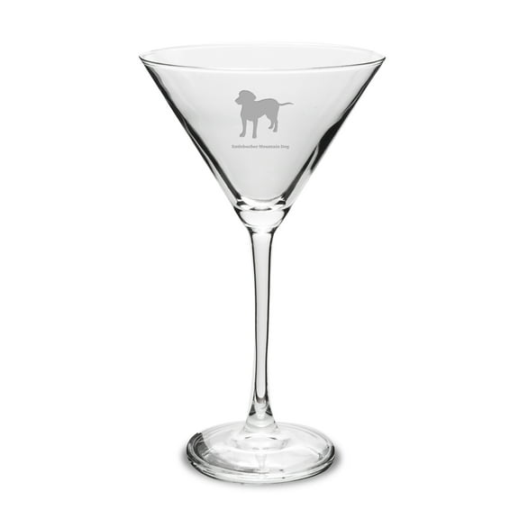 Entlebucher Mountain Dog 10 oz Classic Martini Glass