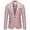 Pink, variant on KaLI_store Blazers for Men,Men's Slim Fit Casual One Button Business and Wedding Blazer Jacket