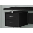 thumbnail image 4 of Monarch Specialties Computer Desk, Home Office, Laptop, Storage Drawers, 60"L, Work, Black Laminate, 4 of 4