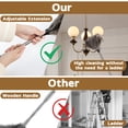 thumbnail image 5 of Neasyth Feather Duster, Extendable Ostrich Duster for Cleaning High Ceilings Lights Cupboards, 47 in 2 pack, 5 of 8