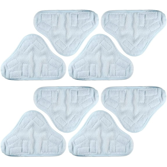 8 Pack Reusable Microfiber Mop Pads for Shark H20 Steam Mop X5,Steam Mop Pads Floor Steam Triangle Pads