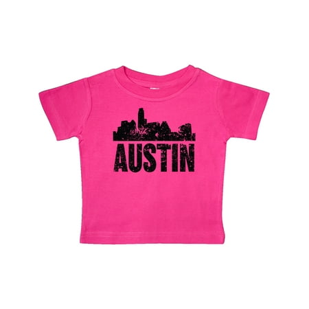 

Inktastic Austin Skyline Grunge Gift Baby Boy or Baby Girl T-Shirt
