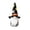 A004- d, variant on Halloween Gnome Ornament,Witch Halloween Decorations with Starry Hat and Skull Pendant, Handcrafted Felt for Indoor Shelf Display, Halloween Decoration