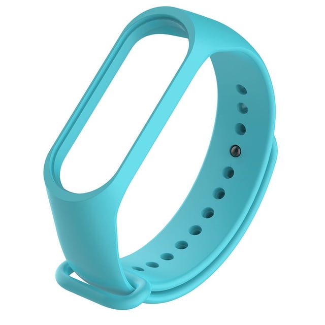 maskred Bracelet de Remplacement Bracelet Souple Bande Ronde Résistant à l'Usure Bracelet Intelligent Bracelet Bracelet de Sport Remplacement pour Mi 3 Sarcelle NO22