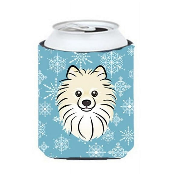 Snowflake Pomeranian Can & Bottle Hugger