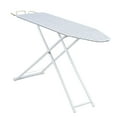 thumbnail image 3 of Fogcroll Ironing Board Full-Size Household Foldable Ironing Board Extended Ironing Board Outside with Heat-Resistant Cover,Blue Plaid Pattern Adjustable Height 42 Inch, 3 of 13
