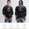 thumbnail image 6 of LAOLIUSN Soul Men's Skull Pattern 3D Print Fashion Design Hoodies Sweatshirt, S-4XL, 6 of 7