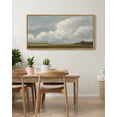 thumbnail image 3 of Drsoum Large 20x40in Natural Framed Grassland Wilderness Desert Vintage Wall Art Prints Classic Retro Farmhouse Landscape Rustic Decorations for Living Room Bedroom, 3 of 6