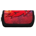 thumbnail image 6 of Geometry Dash Big Capacity Pencil Case, Aesthetic Pen Pouch Storage Bag Supplies Organizer, Cute Pencil Bag with Multiple Compartments Pen Cases, 6 of 8