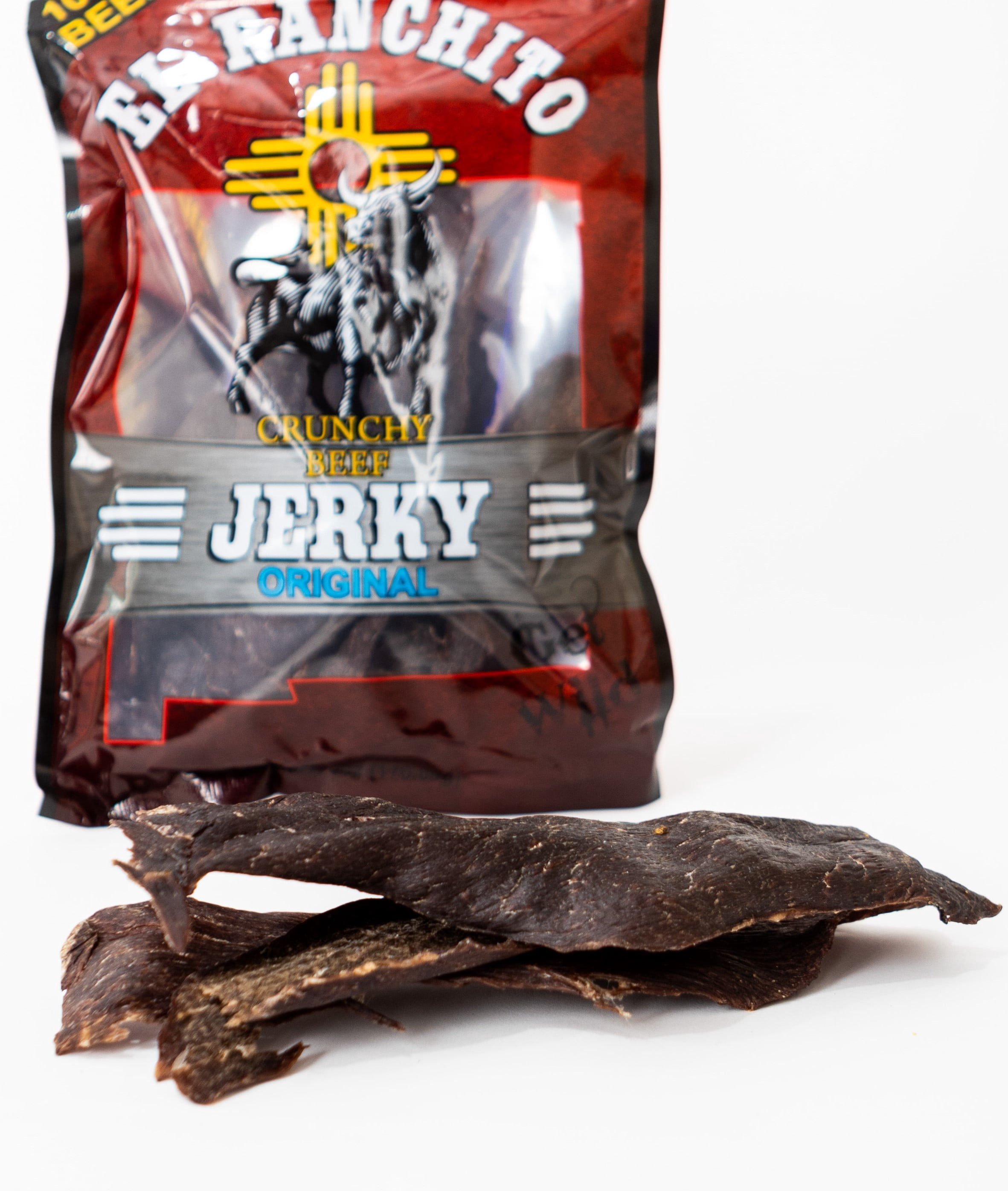 Original - El Ranchito Crunchy Beef Jerky NET WT. 6 OZ