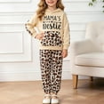 thumbnail image 2 of Girls Fall Winter Hooded Sweatshirt + Print Pants 2PCs Fashion Set, 2 of 9
