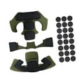 thumbnail image 3 of Vsenkes Helmet Padding Kit Lining Memory Foam Pads for Skating Outdoor Sports Riding Green, 3 of 8