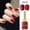 C, variant on Lenkho Ankara Red Series Nail Polish Glue - 6 Red Shades Gloss/Matte/Glitter Long-Lasting Gel Polish 15ml