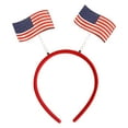thumbnail image 2 of YOHAVEN Independence Day Hair Bands Party Decorations Patriotic Striped Headbands Red White Blue Flag Headbands 4th of July Accessories for Women Men, 2 of 6
