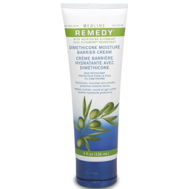 Medline Remedy Olivamine Dimethicone Skin Protectant, Unscented, 4 Oz
