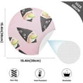 thumbnail image 3 of Coolnut Cute Japanese Sushi Round Placemat Set of 4, Non-Slip Heat Resistant & Waterproof Plate Pads for Dinner Table Table Placemats, 15.4 in Home Decor Gifts, 3 of 6