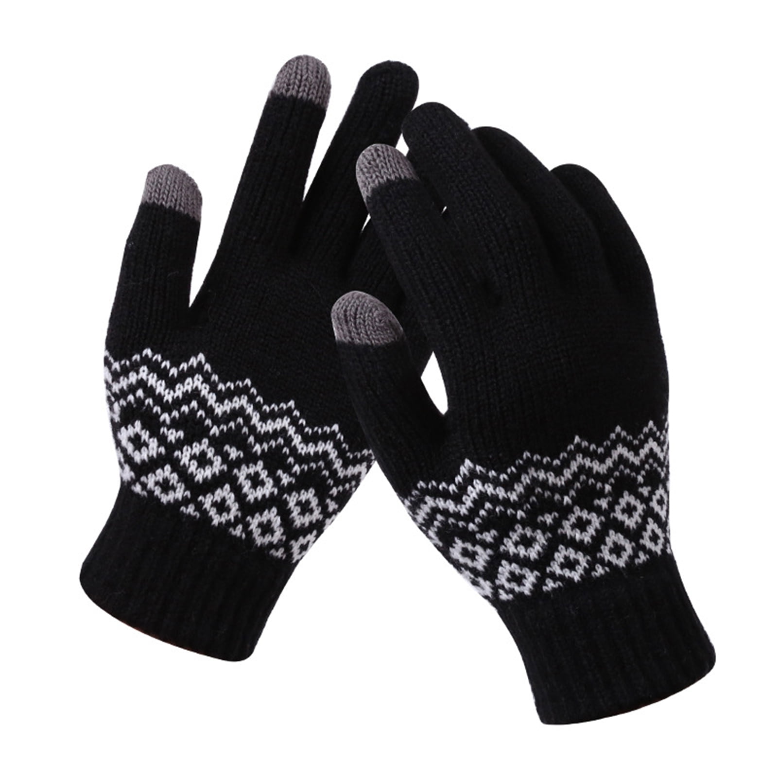 Magic Gloves Use Your Mobile While Keeping Hands Warms Black Adult Gadgets 