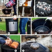 Weber Smokey Mountain Cooker Charcoal Smoker with 14-Inch
