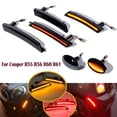 thumbnail image 6 of Astra Depot Set 6pcs Front Rear Fender Amber Red Side Marker Lights Fit BMW Mini Cooper R55 R56 R57 R58 R59 R60, 6 of 9