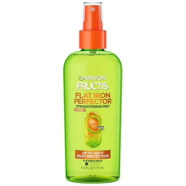 Garnier Fructis Style Flat Iron Perfector Straightening Mist, Argan Oil 6.0 fl oz Pack of 2