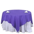 thumbnail image 3 of BalsaCircle 6 Pieces 70" x 70" Purple Square Polyester Tablecloths Table Cover Linens, 3 of 8