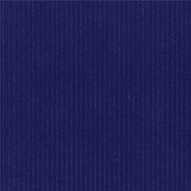 Kunin K45PBW0I-678 Velours Côtelé Bleu Royal x 10 Verges