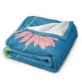 thumbnail image 2 of ZICANCN Anti-Pilling Flannel Bed Throw Blankets Blue Night Flowers Waiting , Couch Ultra Soft Micro Fleece Sofa Bed Camping Travel Blanket for Adults 40"x30", 2 of 8