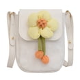 thumbnail image 1 of Bolso bandolera para mujer, bolso tipo cartera para mujer para teléfono móvil, bolso de hombro lateral con bolsillo para el cuello, 12 x 16 cm, 1 of 5