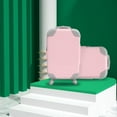 thumbnail image 3 of Maleta de muñeca Yotijar con asa y ruedas de 18 pulgadas Rosa, 3 of 6