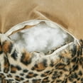 thumbnail image 6 of Home Soft Things Leopard Faux Fur Bedrest Pillow, Large Size 28" x 30" x 17", 6 of 6