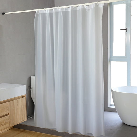 Bathroom Shower Curtain Waterproof Plastic Shower Curtain Liner Premium PEVA Non-Toxic with Rust Proof Grommets Clear,71"x78",Bathroom Accessories