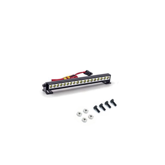 Barra de luz LED Vogacara lámpara portátil impermeable para techo de coche foco resistente al desgaste accesorios para orugas de control remoto faro Kits de construcción modelo 110 mm