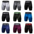 thumbnail image 3 of Sports tight shorts men's stretch quick-drying five-point pants basketball bottoming yoga pants training running fitness, 3 of 7