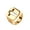Gold, variant on Men's Stainless Steel Retro Personality Punk Cut Out Cross Crucifix Biker Ring Hip Hop Cool Honeycomb Pattern Gold Size 11
